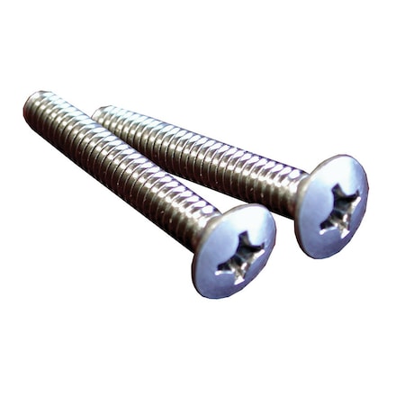 Jones Stephens Brushed Nickel Overflow Plate Screws T0521BN